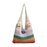 KYLETHOMASW  -  Large Shoulder Bag for Women Summer Wool Knitting Ladies Tote Shopper Bag Korean Fashion Luxury Female Handbags Travel