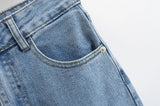 KYLETHOMASW  -  Summer Midi Skirts Vintage Clothes Sexy Skirts For Women Blue Jeans Skirt High Waisted Denim Skirt Split Thigh Denim Skirt