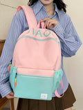 KYLETHOMASW  -  Schoolbag Female Gradient High Value Korean Trend Bags School Students Large Capacity Simple Lightweight Backpacks