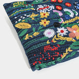 KYLETHOMASW  -  Embroidered flowers women Cowboy shoulder bag fashion chain ladies messenger bags denim handbag personality trend student bag