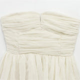 KYLETHOMASW  -  women's flared skirt strapless dress with backless decoration for spring and summer new women's clothing