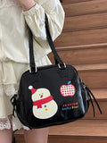 KYLETHOMASW  -  Cute Cartoon Pattern Ita Bag Casual Shoulder Bags for Woman Preppy Style Bolsos De Mujer Large Capacity Sac Femme Trendy Bolso