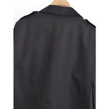 KYLETHOMASW  -  New Women Versatile Autumn Winter Trench Coat Long Sleeve Single Breasted Loose Vintage Windbreaker Jacket