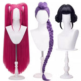 KYLETHOMASW  -  Rumi Mira Zoey White Singing Suit Women Halloween Carnival Party Role Playing Outfit Cosplay Costume Wig
