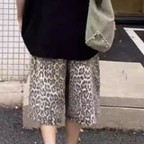 KYLETHOMASW  -  Y2k Clothes Calf-length Pants Leopard Spring Summer Vintage Loose Pantalones De Mujer Streetwear Fashion Trousers
