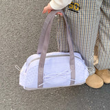 KYLETHOMASW  -  Star Striped Shoulder Bag New Travel Commuting Underarm Bags Women's Large Capacity Boston Handbag