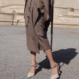 KYLETHOMASW  - New Buckle Pointed Toe Sandals Women Metal Chain Sandalias Female Stiletto High Heels Dress Shoes Women Party zapatos de mujer