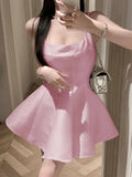 KYLETHOMASW  -  Summer New Chic Elegant Princess Evening Prom Party Mini A Line Dresses Vestidos French Robe Clothes