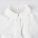 KYLETHOMASW  -  Solid Fashion Skinny Shirts Dresses Short Sleeves All-Match Office Lady Summer Causal Frocks
