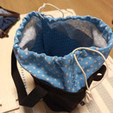 KYLETHOMASW  -  3D Large Capacity Thermal Insulation Bag Canvas Thickened Drawstring Lunch Handbag Japanese Style Polyester Picnic Box Pouch Men