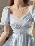 KYLETHOMASW  -  2025 Summer New Palace French Romantic Elegance First Love Fairy Dresses Goddess Gentle Princess Beautiful Vestido