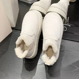 KYLETHOMASW  - Elvera Plush Snow Boots