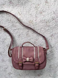 KYLETHOMASW  -  Korean College Style JK Uniform Bag Sweet Bow Lace Decoration Shoulder Crossbody Retro Mailman Bags