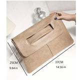 Kylethomasw Fashion Women Envelope Clutch Bag High Quality Crossbody Bags for Ladies Trend Handbag Messenger Bag Large Christmas Lady Clutch