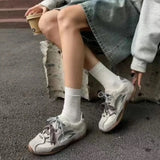 KYLETHOMASW  -  Women's Sports Shoes  Breathable Soft-Soled Forrest Gump Shoes  2025 New Genuine Leather Dad Shoes German Training Shoes