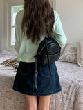 KYLETHOMASW  -  Soft pu leather women backpack small Casual Travel ladies backpack Fashion female School bag for girls bagpack mochila Daypack