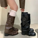 KYLETHOMASW  - Veridian Knee High Boots