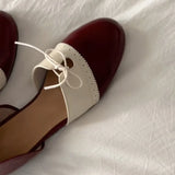 KYLETHOMASW  -  Women Shoes Flat Shoes Elegant Concise Round Toe Thick Heel Casual Shoes Round Toe Soft Bottom Sandals Fashion Comfortable