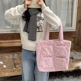 KYLETHOMASW  -  Streetwear Fluffy Y2k Aesthetic Women's Handbags Sweet Kawaii Pocket Shoulder Bags Fashion All Match Shopping Underarm Bag