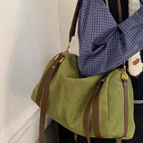 KYLETHOMASW  -  Vintage Y2k Aesthetic Fashion Simple Women's Handbags High-capacity Grunge Casual Shoulder Bag Streetwear Trendy Crossbody Bags