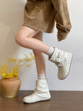 KYLETHOMASW  -  French-style Versatile Platform Boots New Model, Comfortable and Stylish with Skirts,casual and Slimming Birken Short Boots