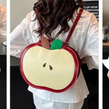 KYLETHOMASW  -  School Apple Bag High Capacity Mochila Simple Portable Backpack 2025 New Student Mochilas Multi-function Bags for Woman