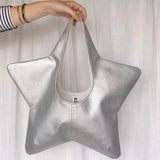 KYLETHOMASW  -  Korean Star Denim Travel Top-Handle Bags Grunge Women All Match Shoulder Handbags Y2K Aesthetic Casual Shopping Purses Trendy