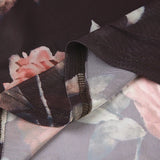 KYLETHOMASW  -  Elegant temperament rose fishtail skirt French medium long slim fit mesh elegant retro half skirt women's clothing