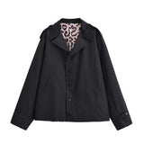 KYLETHOMASW  -  New Women Versatile Autumn Winter Trench Coat Long Sleeve Single Breasted Loose Vintage Windbreaker Jacket