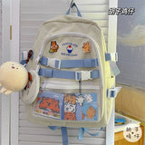 KYLETHOMASW  -  Japanese Harajuku antique girl bag female Korean all-match chic large-capacity backpack high school students backpacks