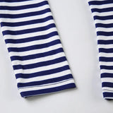 KYLETHOMASW  -  European and American women's basic contrasting striped V-neck slimming button up cardigan simple and versatile commuting  top