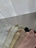 KYLETHOMASW  -  Comfortable Soft Breathable Cotton Summer Thin Split Toe Woman Mesh Socks Ice Cream Candy Color Two-Toed Japanese Tabi Sox