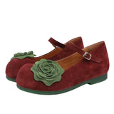 KYLETHOMASW  -  2025 New Lace-Up Women's Mary Janes Vintage Flat Non-Slip Loafers Women Large Size Low-Heeled Comfortable female Shoes