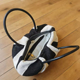 KYLETHOMASW  -  Striped Bag for Women Crossbody Korean Hand-held Pleated Cloud Bags Niche Handbag