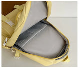 KYLETHOMASW  -  Ita Bag 2025 Autumn New High-capacity Canvas School Bag Popular Display Rucksack Preppy Style Solid Teenage Girls Bolsa Сумка