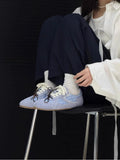 KYLETHOMASW  -  Retro Concise Round Toe Women Shoes 2025 Spring New Korean Hot Style Casual Comfortable Soft Sneakers Elegant Ladies Shoes