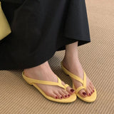 KYLETHOMASW  -  Luxury Footwear Low Heel Women Slippers Flip flops Shoes Fashion Round Toe Ladies Heeled Slippers Shoes Female Slides Sandals