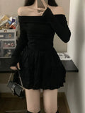 KYLETHOMASW  -  Hot Girl Sexy One-shoulder Dress for Women