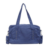 KYLETHOMASW  -  Women Canvas Washed Boston Tote Bag Solid Color Daily Commute Shoulder Crossbody Bags New Trend Fashion Handbags and Purses
