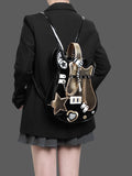 KYLETHOMASW  -  Original Silver Pink Guitar Bag Creative Contrast Color Cute Scarf Shoulder Crossbody Backpack Sweet Love Bag