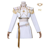 KYLETHOMASW  -  Rumi Zoey Mira Cosplay Costume Wig Women Girls White Leather Suit Halloween Carnival Party Comic-con Role Playing Outfit