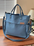 KYLETHOMASW  -  Cloth Handbag Thickened Canvas Shoulder Bag Simple Commuter Student Handheld Crossbody Tote Bags With Zipper