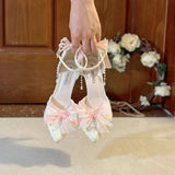 KYLETHOMASW  -  Women's Summer Sandals Y2K Heels Lolita White Women's Shoes Mary Jane Shoes Luxury Shoes Woman Designer Weddings Bridal Shoes