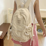 KYLETHOMASW  -  School Bag Aesthetic Students Backbag Large Capacity Knapsack Teenagers Versatile Bookbag Kawaii College Rucksack Daily Backpack
