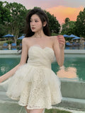 KYLETHOMASW  -  Summer Spring 2025 New Women Elegant Princess Dress Sleeveless Chic Female New Clothes Vestidos