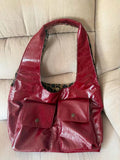 KYLETHOMASW  -  Leopard Print Leather Underarm Bag Fashionable with Multiple Pockets Folding Texture Handbag