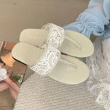 KYLETHOMASW  -  Summer Beach Slides Fashion Round Toe Women Flats Slippers Shoes Female Flip flops Flats Slippers Sandals Shoes For Ladies