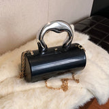 KYLETHOMASW  -  Women Handbag Bag Metal Handles Wallet Shoulder Bag Large Capacity Party Clutches Vintage Style Everyday Shoulder Bag Daily Bag