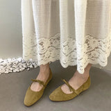 KYLETHOMASW  -  Women Flats Mary Jane Shoes Round Toe Elegant Dress Flat Shoes Soft Flat Heel Ballerinas Shoes Mujer New Woman Shoes