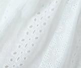 KYLETHOMASW  -  Sexy Lace Wrap Chest Slim Fit Dress French Fashion Blogger Off Shouder White Summer Mini Dress Women